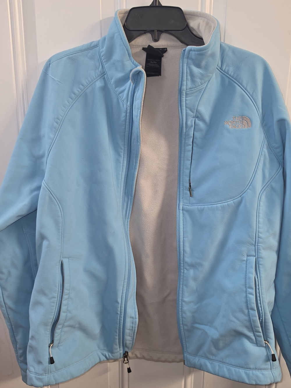 The North Face Women's Light Blue Softshell Jacket